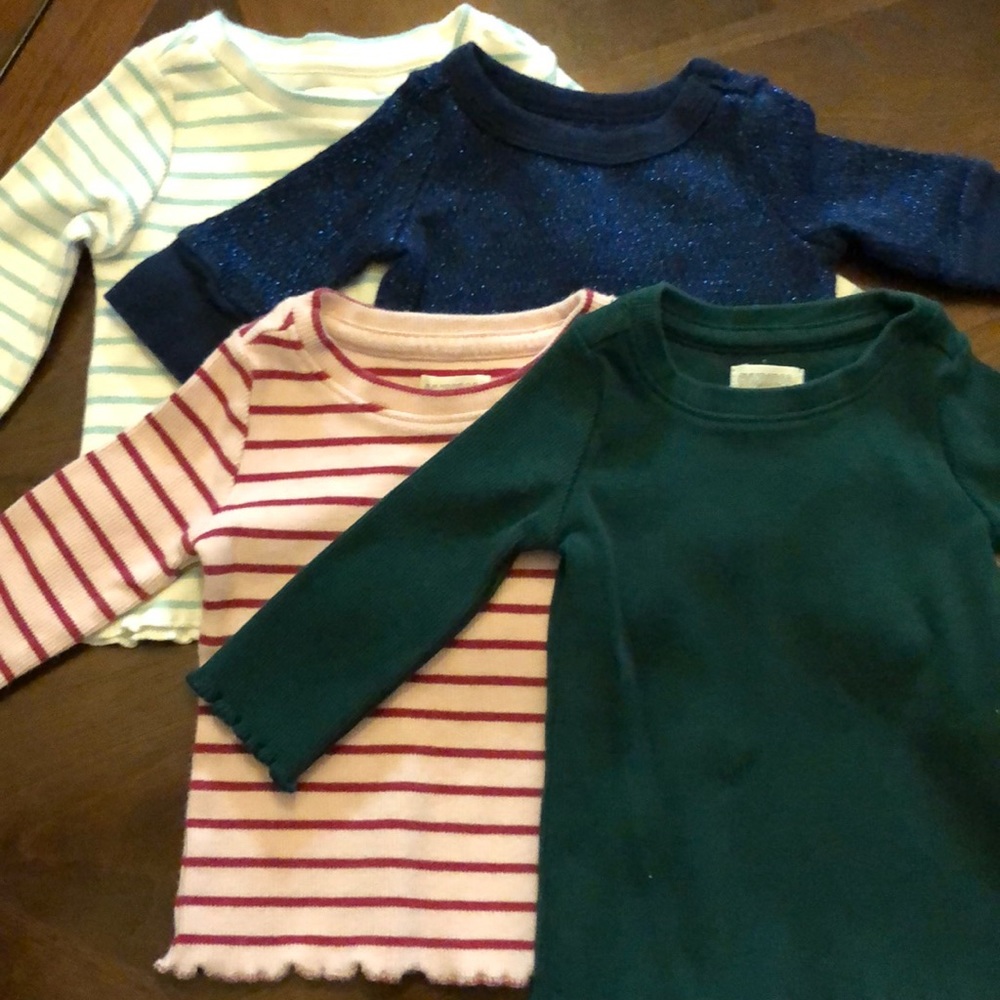 Gymboree long sleeve 0-3 month tops